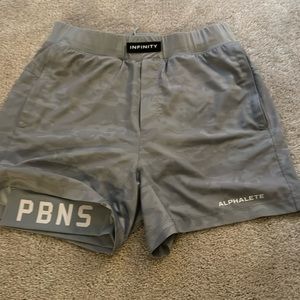 7inch infinity PBNS alphalete shorts